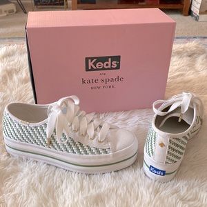 Keds woven platform